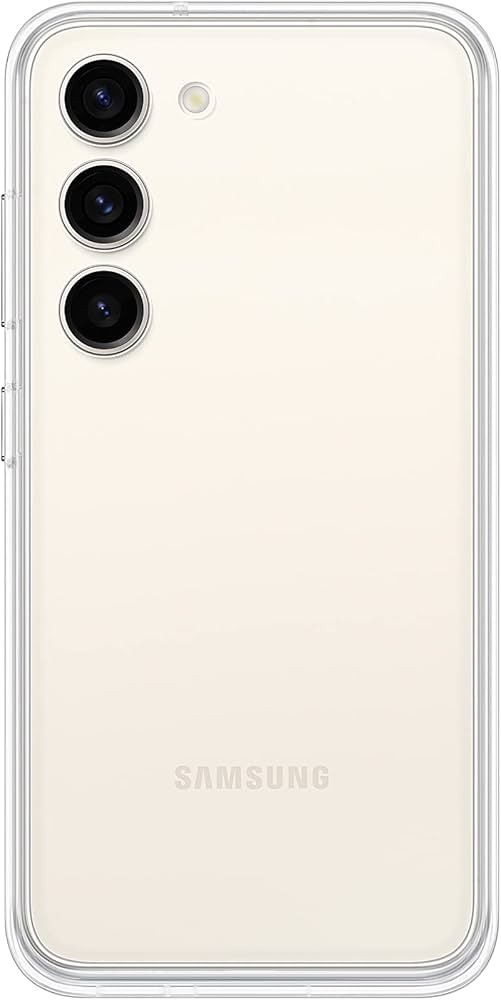 Samsung Galaxy S23 Frame Cover - White : Amazon.in: Electronics